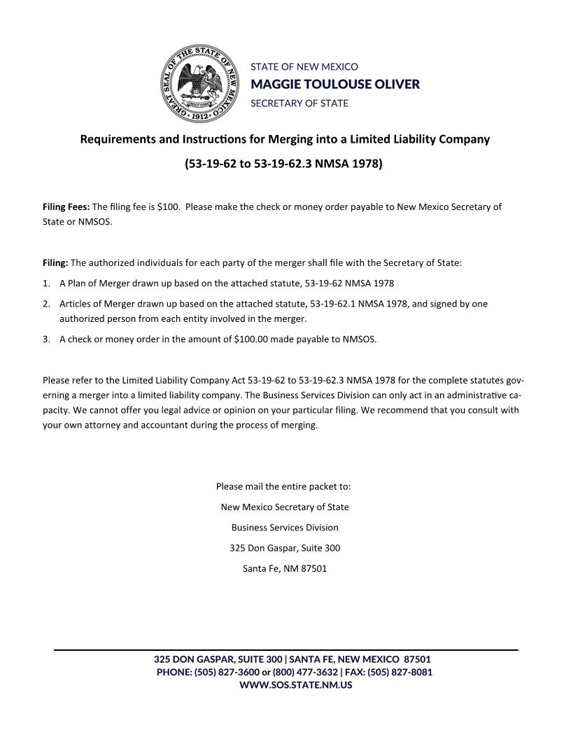 Merger Agreement | Pdf Fpdf Docx | New Mexico