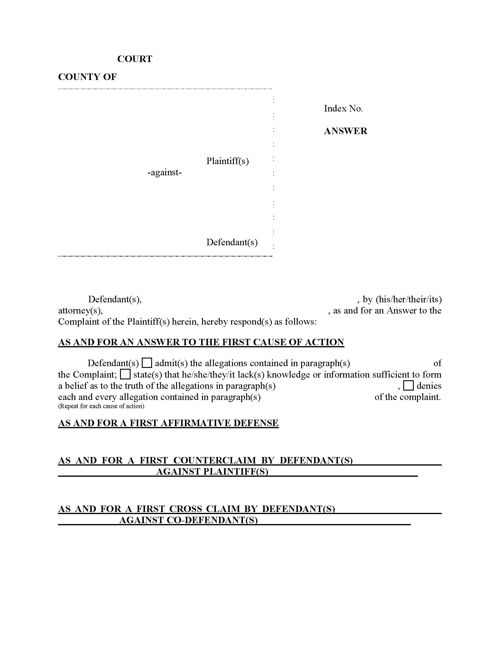 Answer | Pdf Fpdf Doc Docx | New York