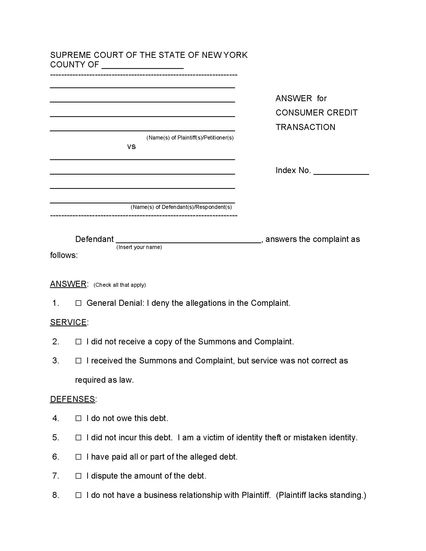 Answer For Consumer Credit Transaction | Pdf Fpdf Docx | New York