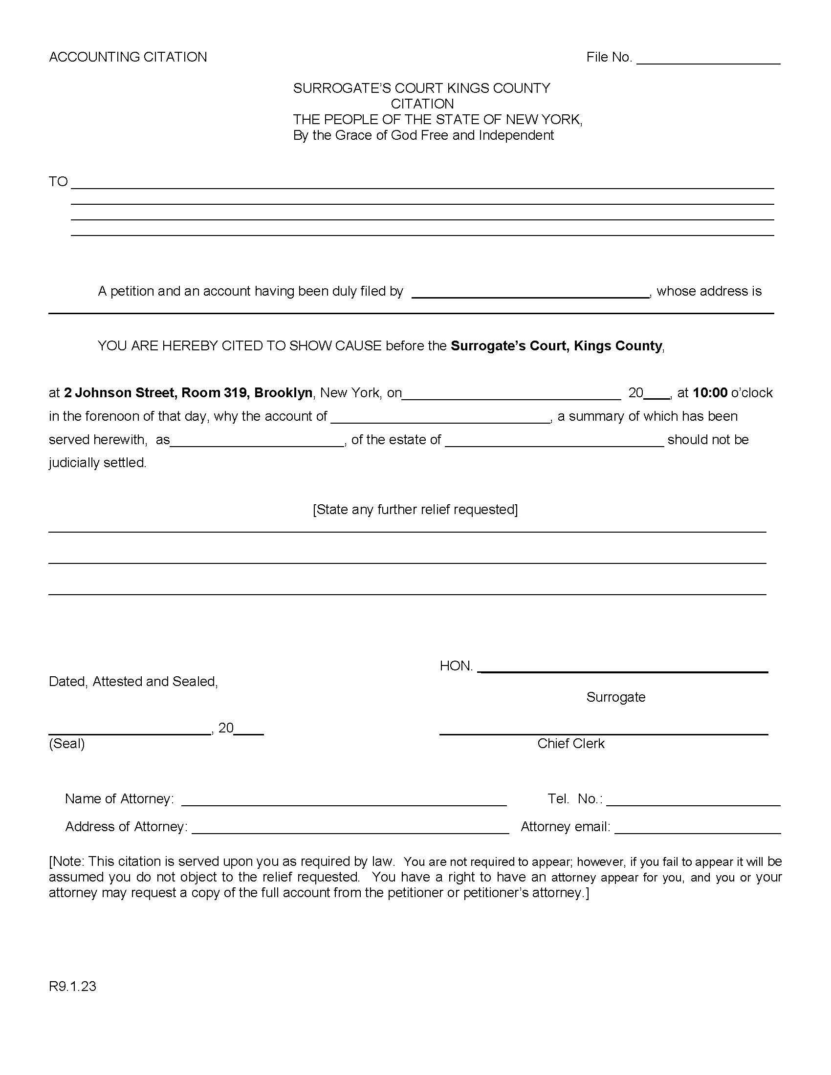 Accounting Citation {KIN AccC} | Pdf Fpdf Docx | New York