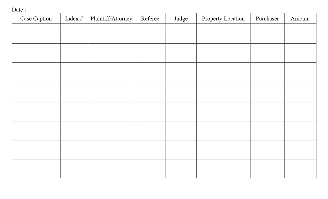Auction Sheet | Pdf Fpdf Docx | New York