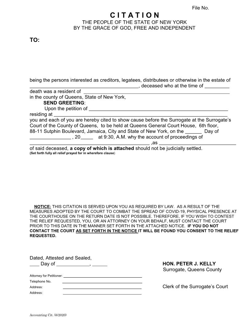 Citation (Accounting) | Pdf Fpdf Docx | New York