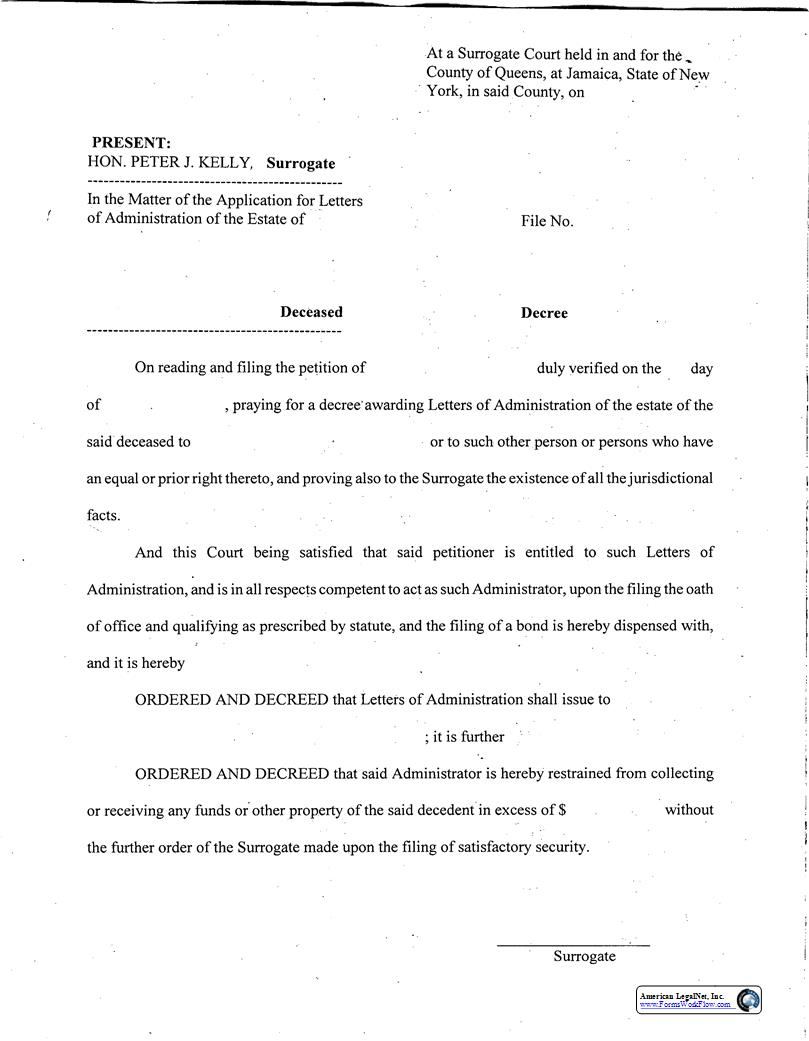 Decree With Restriction | Pdf Fpdf Docx | New York