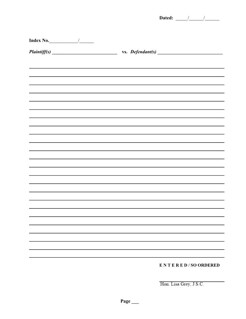 Order Page 2 (Judge Grey) | Pdf Fpdf Docx | New York