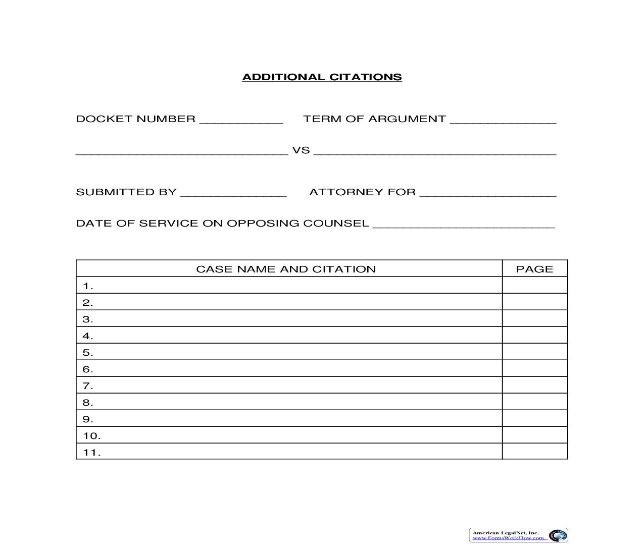 Additional Citations | Pdf Fpdf Doc Docx | New York