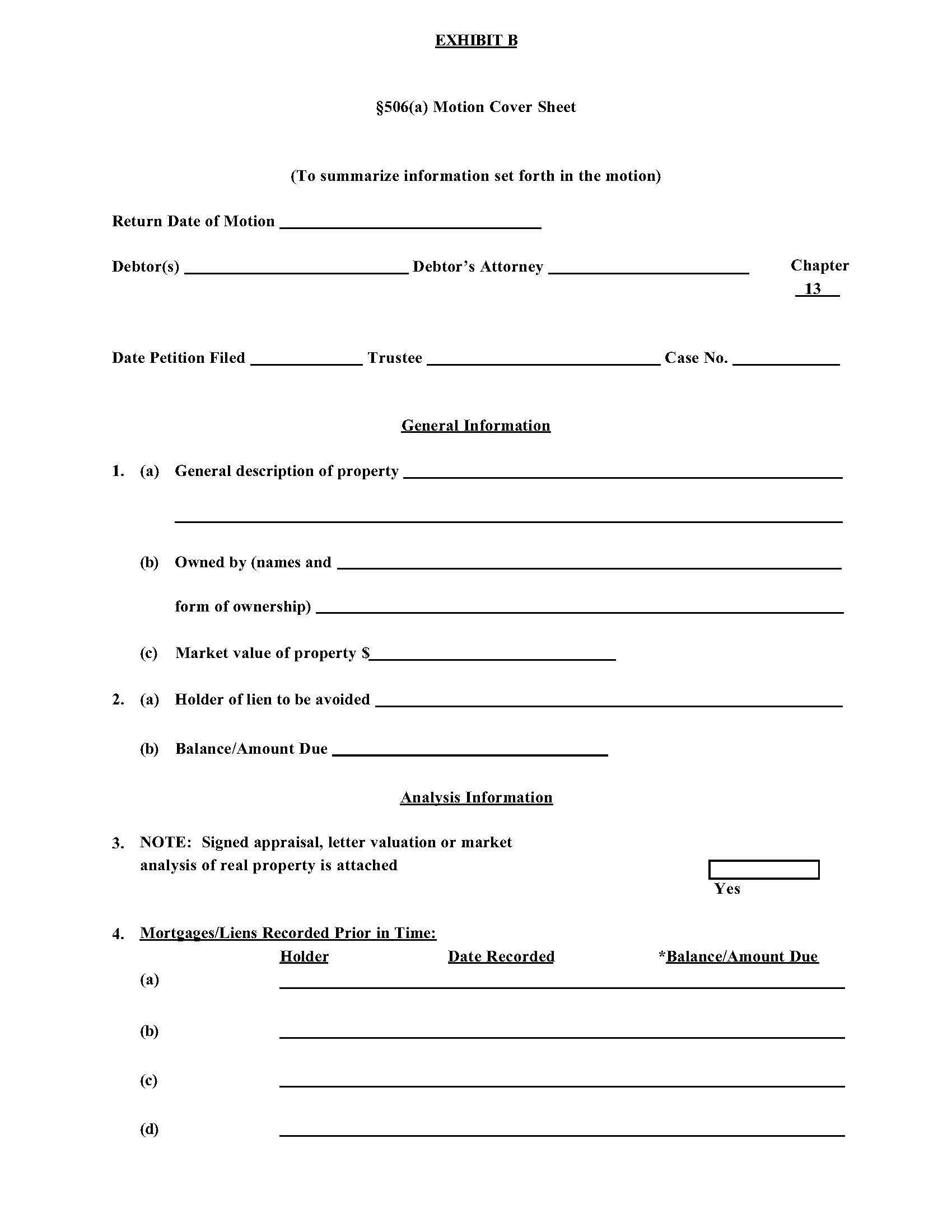 506(a) Motion Cover Sheet | Pdf Fpdf Doc Docx | New York