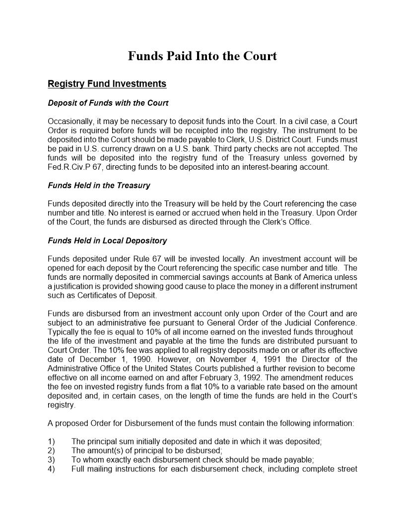 Registry Fund Investments {NDNY RFI} | Pdf Fpdf Docx | New York