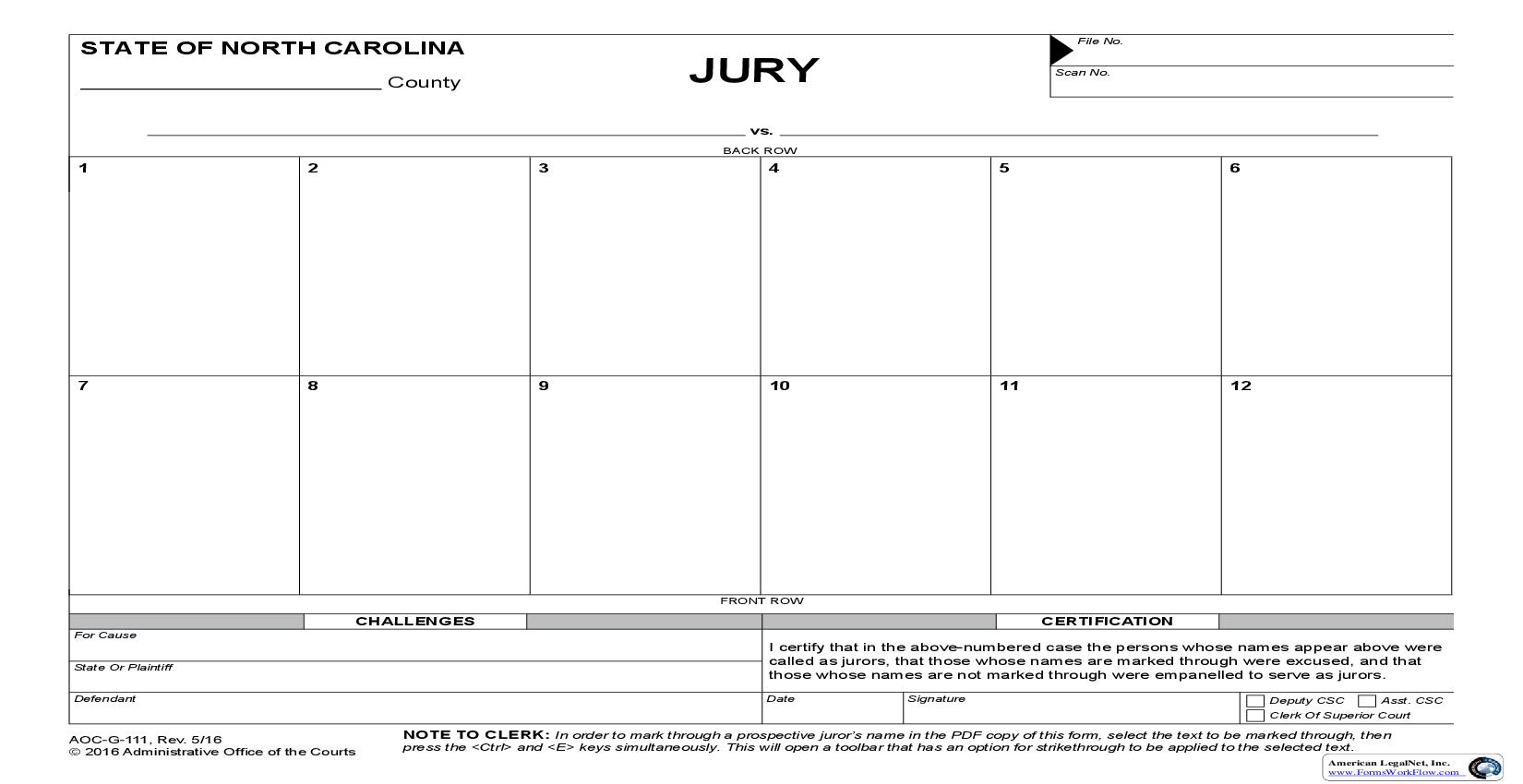 Jury {G-111} | Pdf Fpdf Doc Docx | North Carolina