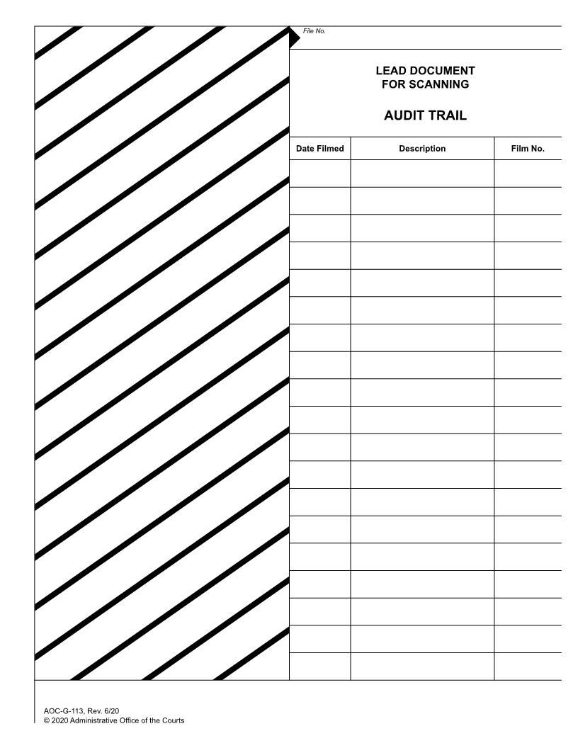 Lead Document For Scanning {G-113} | Pdf Fpdf Doc Docx | North Carolina
