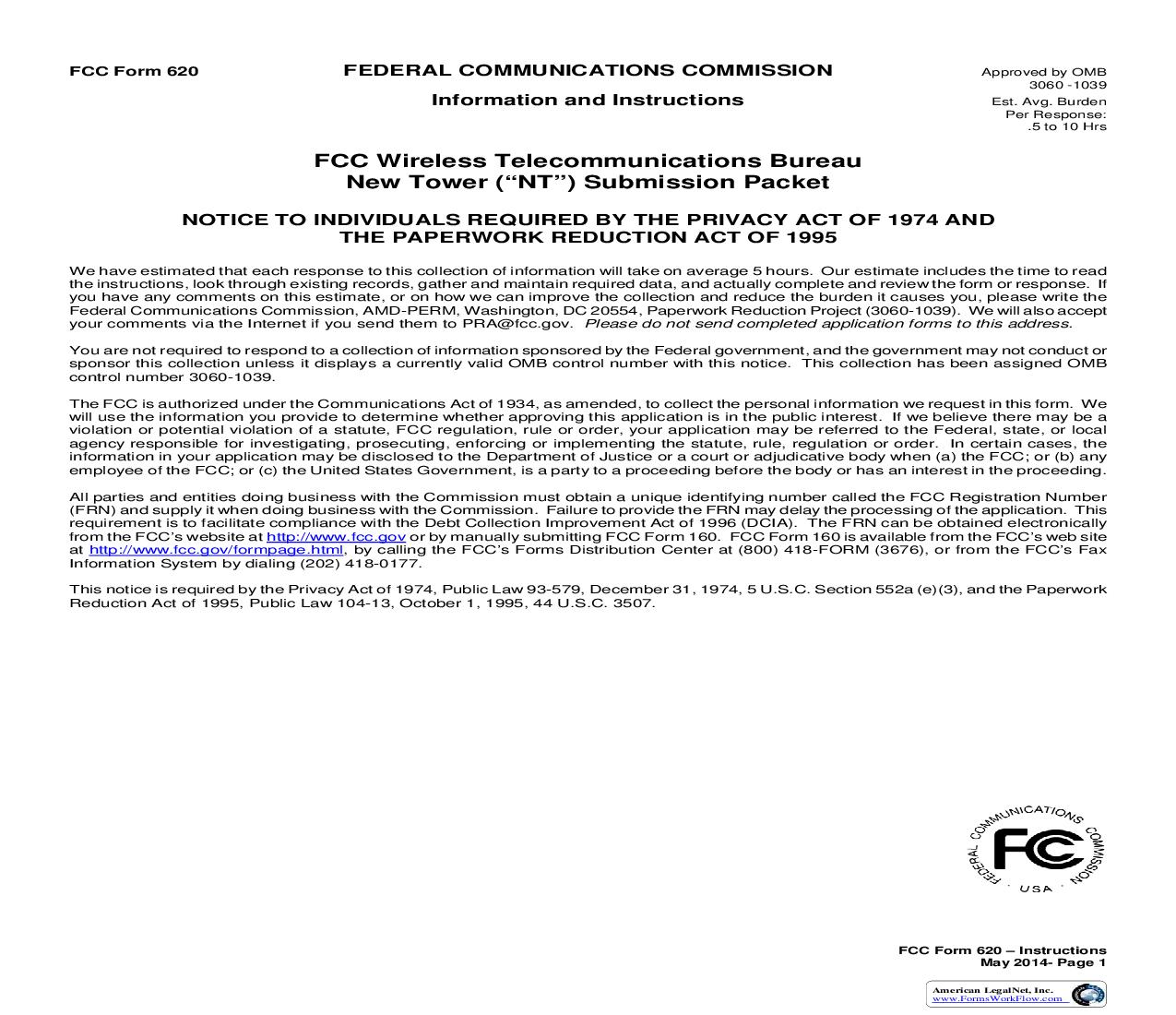 NT Submission Packet {620} | Pdf Fpdf Doc Docx | Official Federal Forms