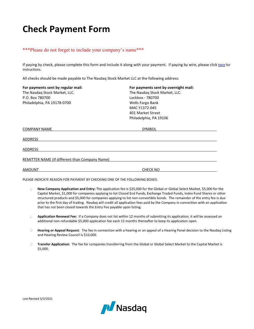 Check Payment Form | Pdf Fpdf Docx | Official Federal Forms