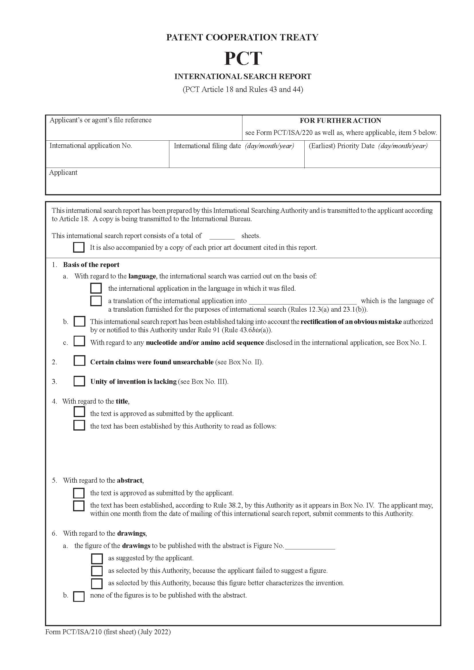 International Search Report {PCT-ISA-210} | Pdf Fpdf Docx | Official Federal Forms