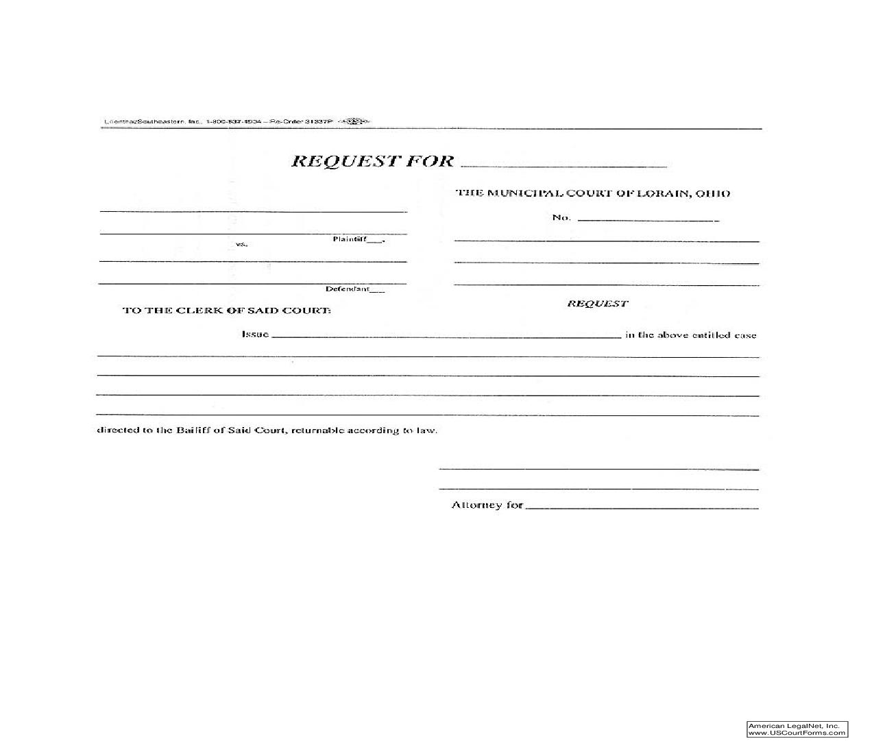 Request | Pdf Fpdf Doc Docx | Ohio