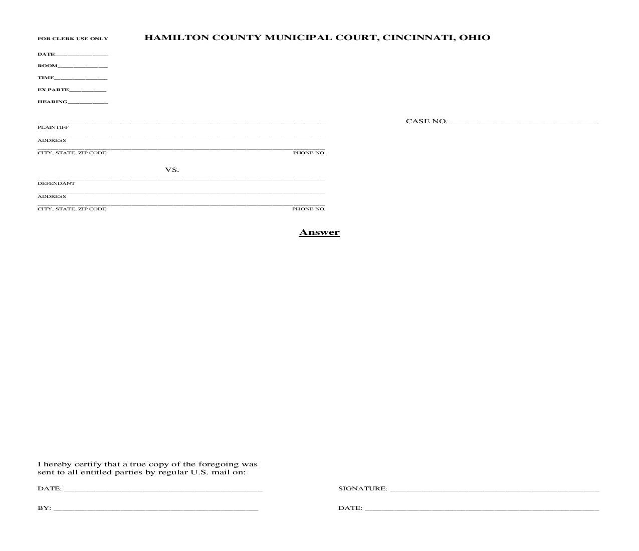 Answer | Pdf Fpdf Doc Docx | Ohio