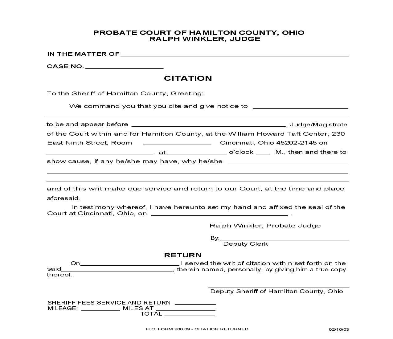 Citation {200.09} | Pdf Fpdf Doc Docx | Ohio