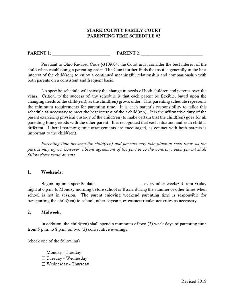 Companianship Schedule Exhibit A {DR 04} | Pdf Fpdf Docx | Ohio