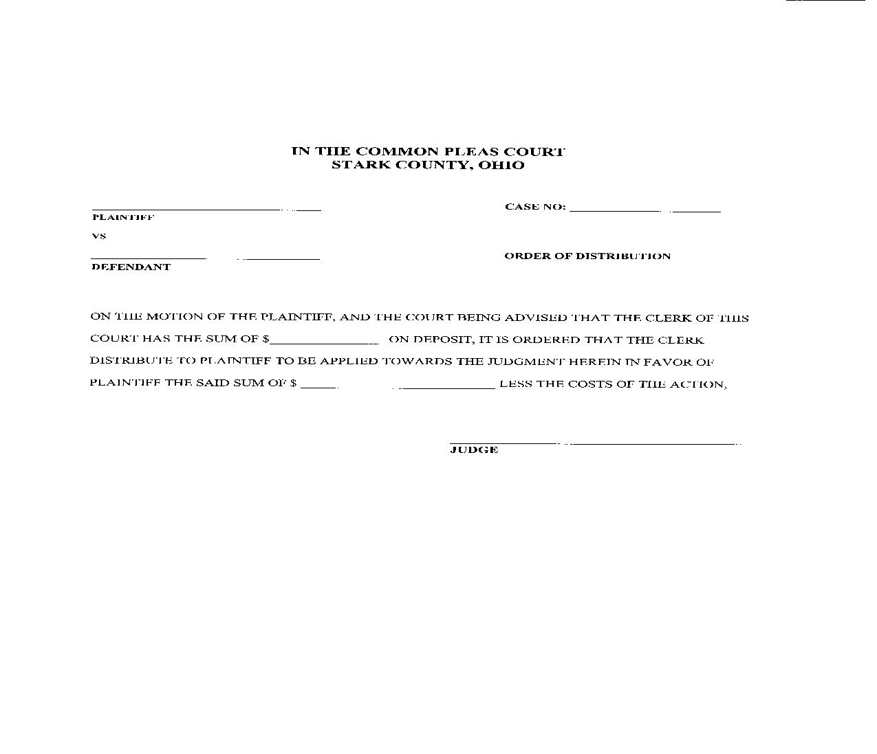 Order Of Distribution | Pdf Fpdf Doc Docx | Ohio