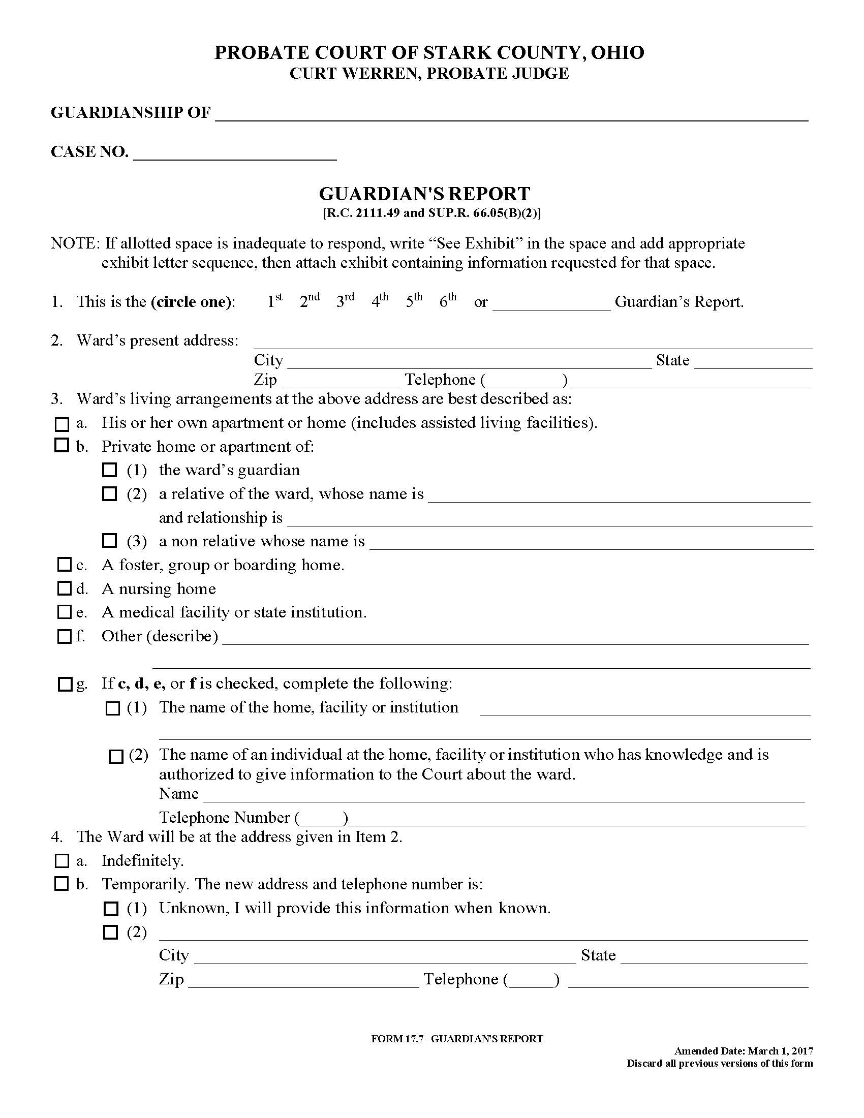 Guardians Report {17.7} | Pdf Fpdf Doc Docx | Ohio