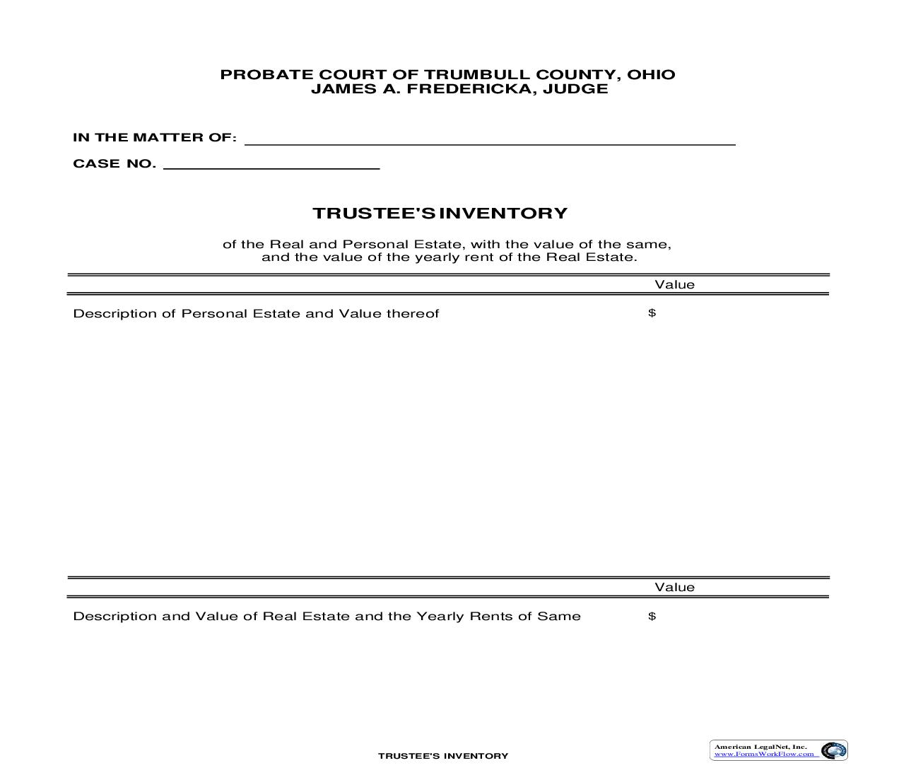Trustees Inventory | Pdf Fpdf Doc Docx | Ohio