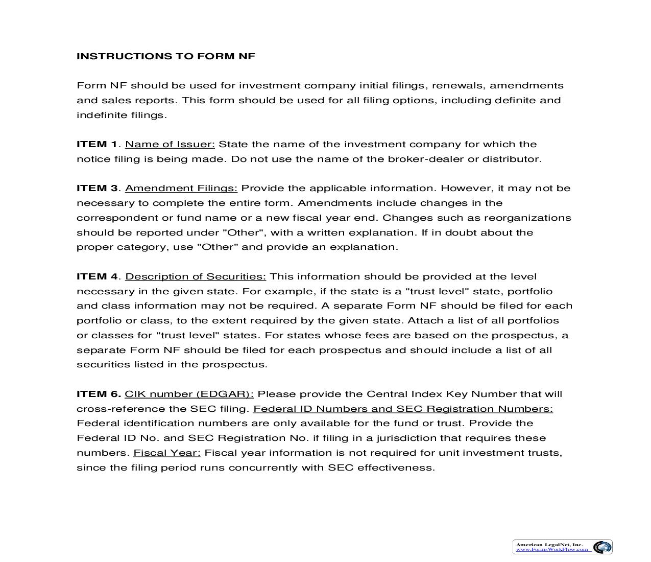 Uniform Investment Company Notice Filing | Pdf Fpdf Doc Docx | Ohio