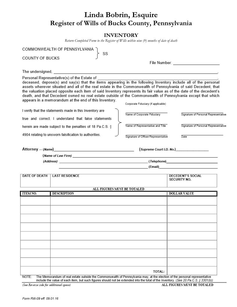 Inventory | Pdf Fpdf Docx | Pennsylvania