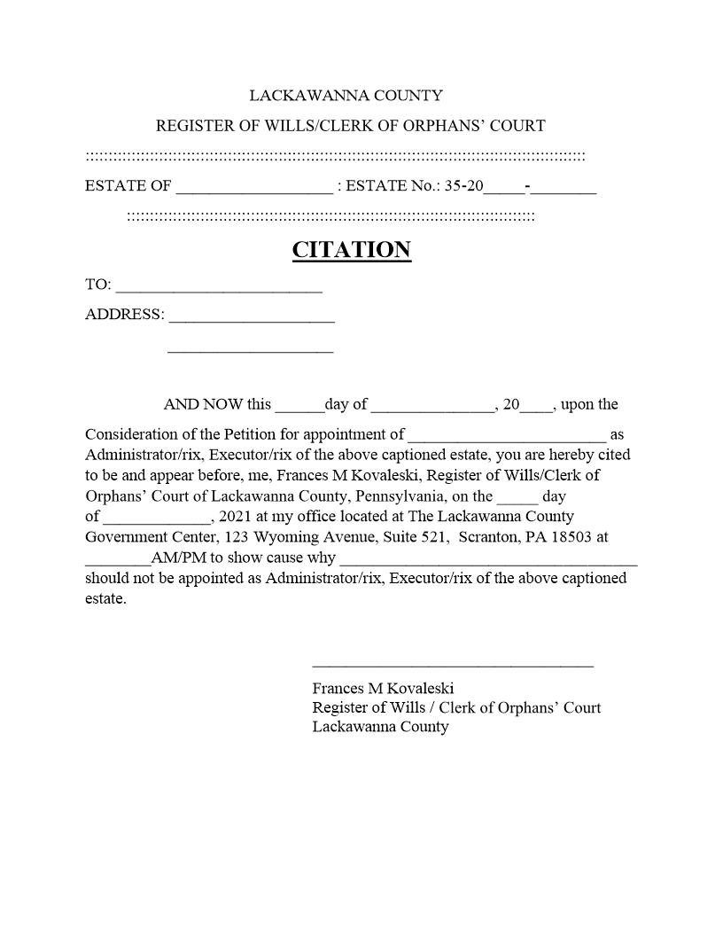 Citation | Pdf Fpdf Docx | Pennsylvania