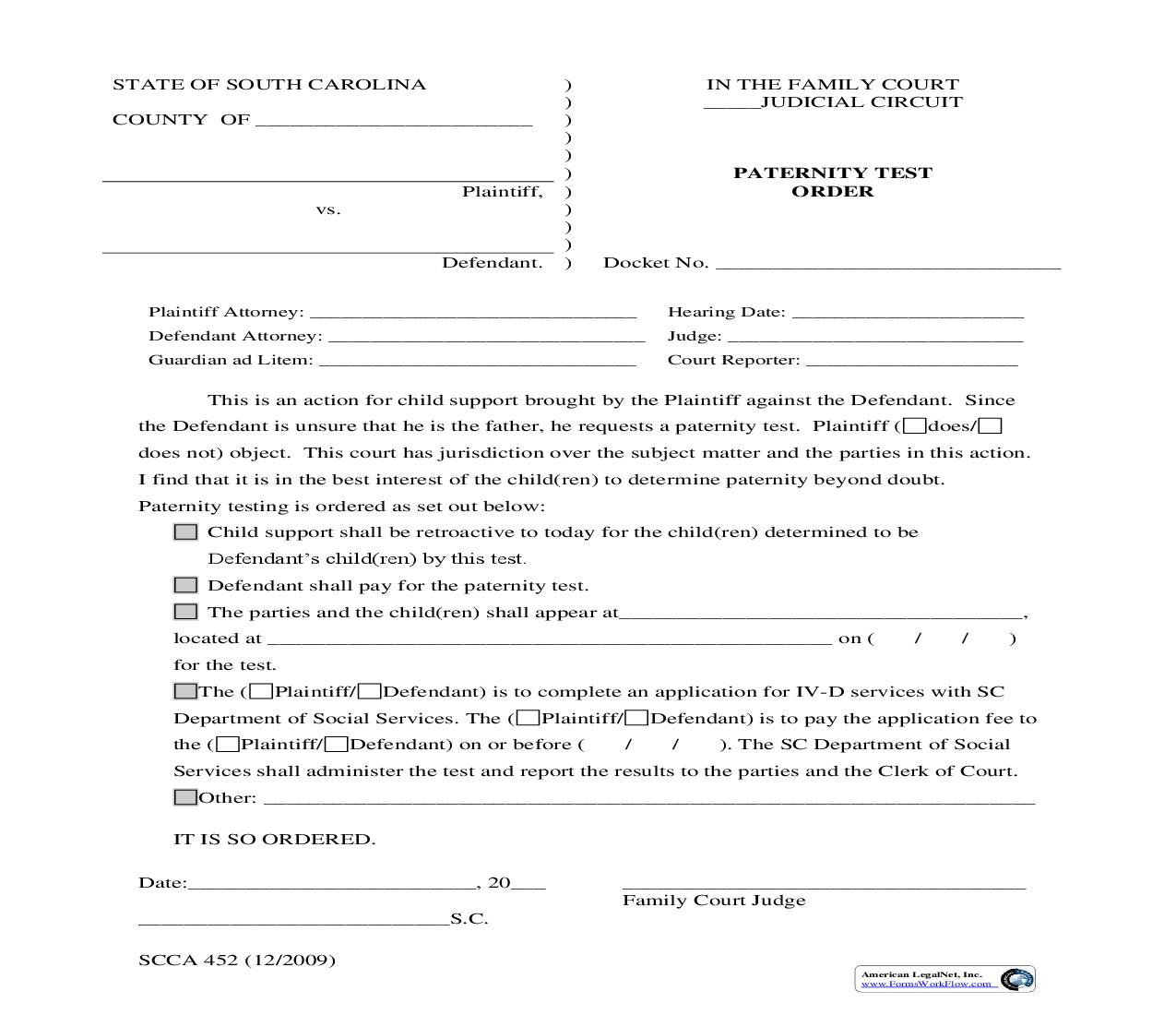 Notice To Prosecuting Attorney Of Registration Of Foreign Support Order Under UIFSA {SCCA-452} |  | South Carolina