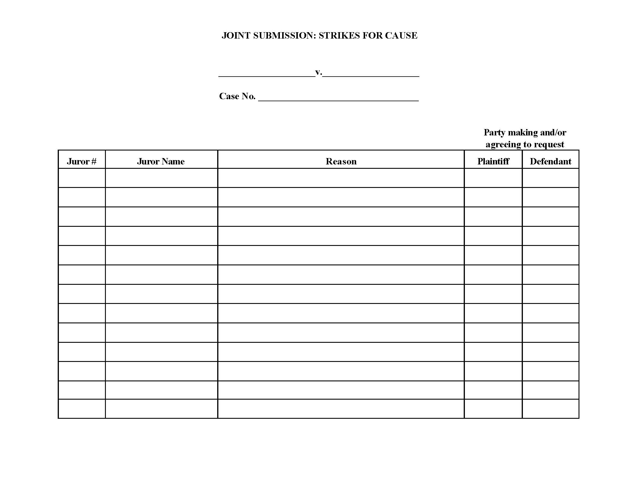 Austin Joint Strikes For Cause | Pdf Fpdf Docx | South Carolina