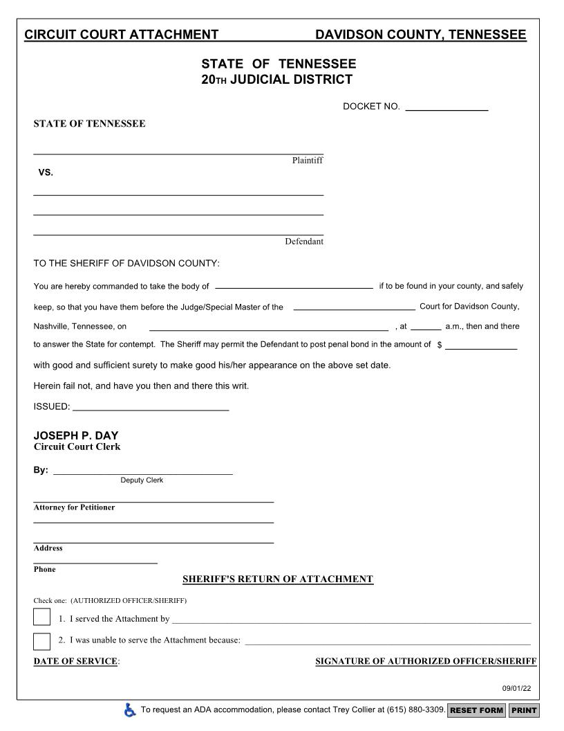 Body Attachment | Pdf Fpdf Docx | Tennessee