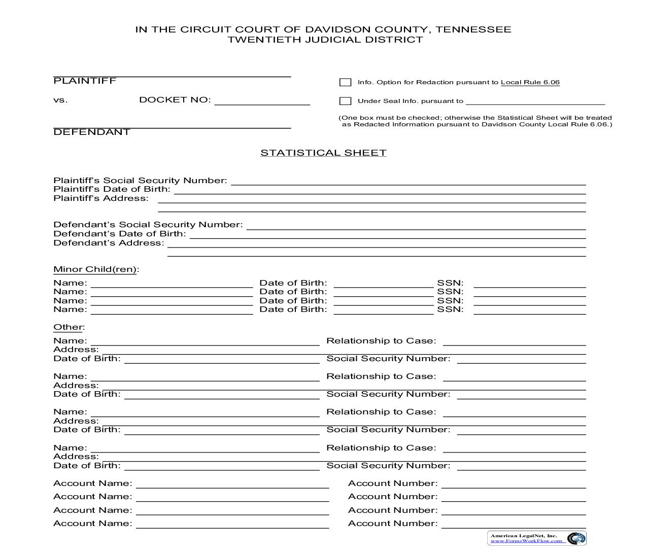 Statistical Sheet | Pdf Fpdf Doc Docx | Tennessee