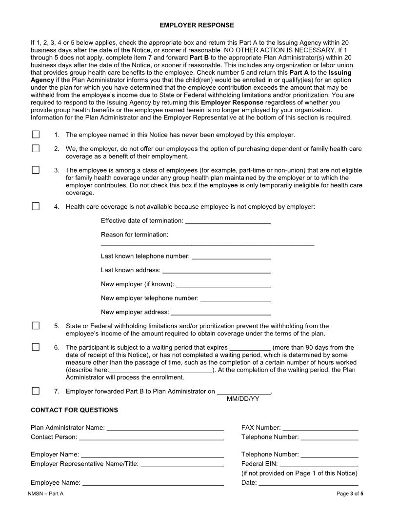 Employer Response {3F010} | Pdf Fpdf Doc Docx | Texas