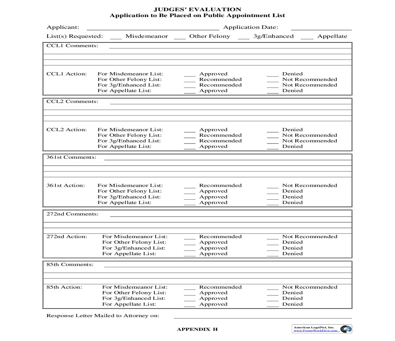 Judges Evaluation | Pdf Fpdf Doc Docx | Texas
