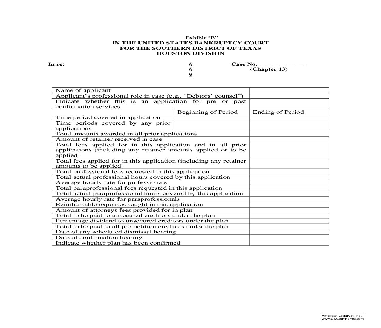 Exhibit B | Pdf Fpdf Doc Docx | Texas