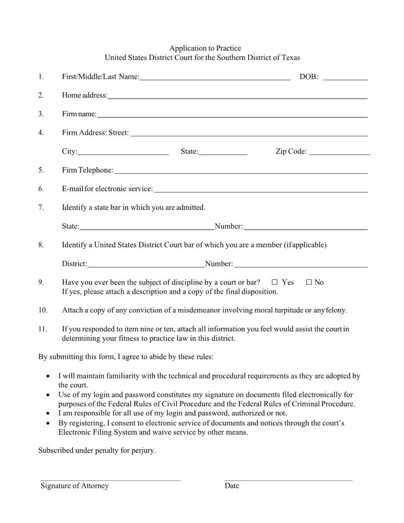 Application To Practice | Pdf Fpdf Docx | Texas