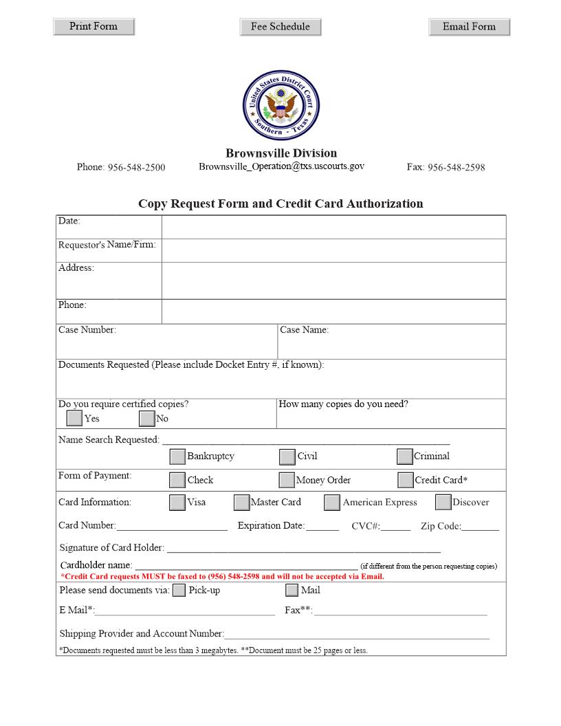Copy And Search Request (Brownsville) | Pdf Fpdf Docx | Texas