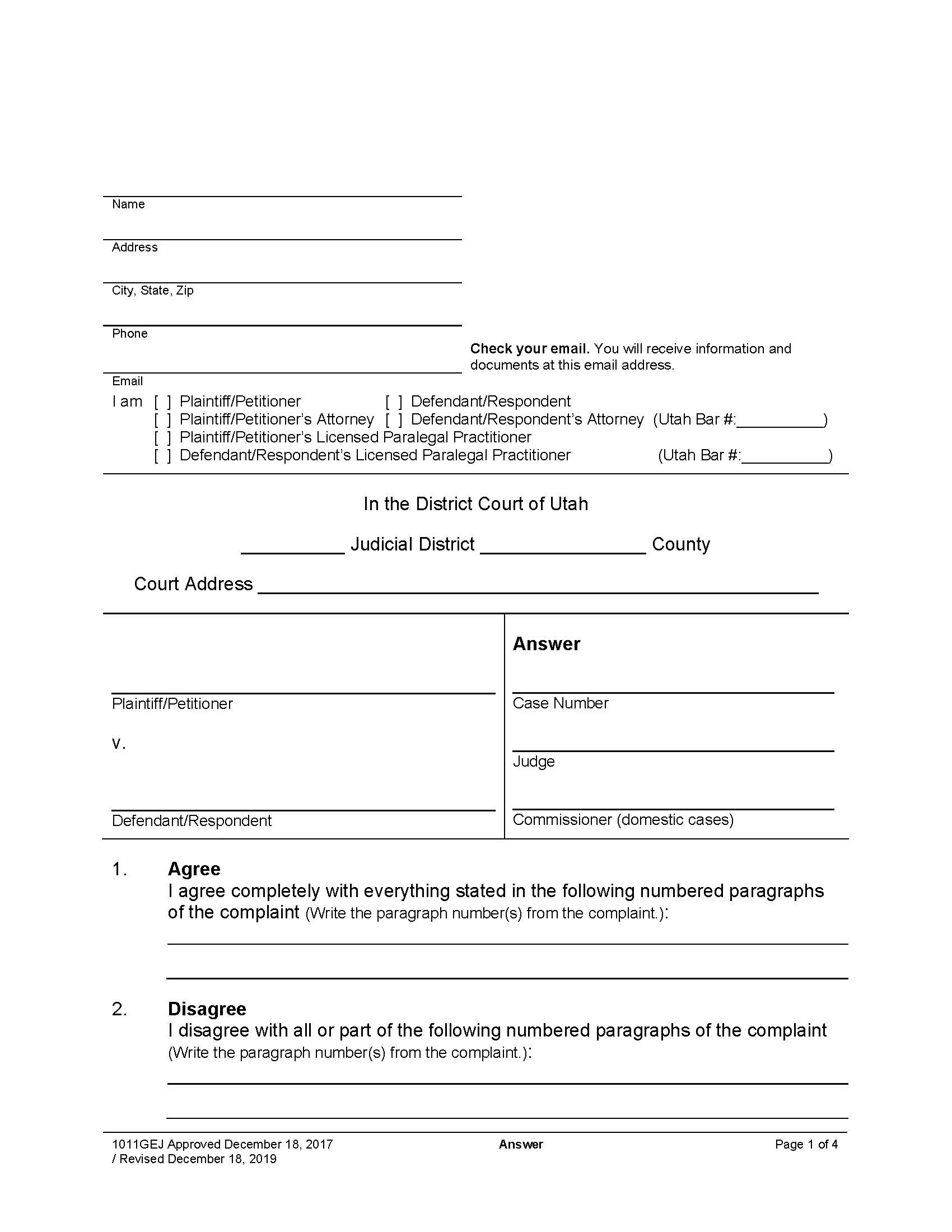 Answer {1011GEJ} | Pdf Fpdf Docx | Utah