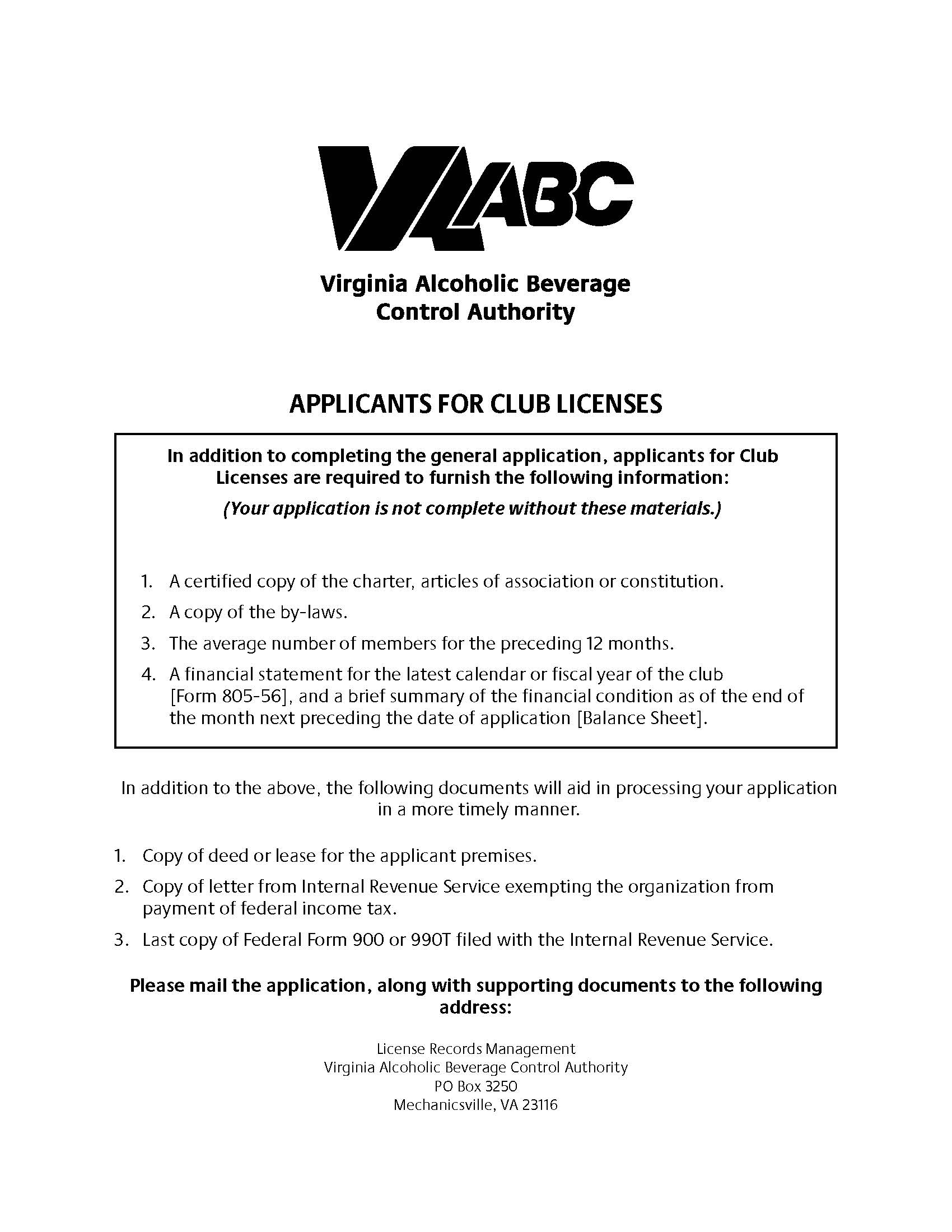 Club Type License And Club Balance Sheet | Pdf Fpdf Doc Docx | Virginia