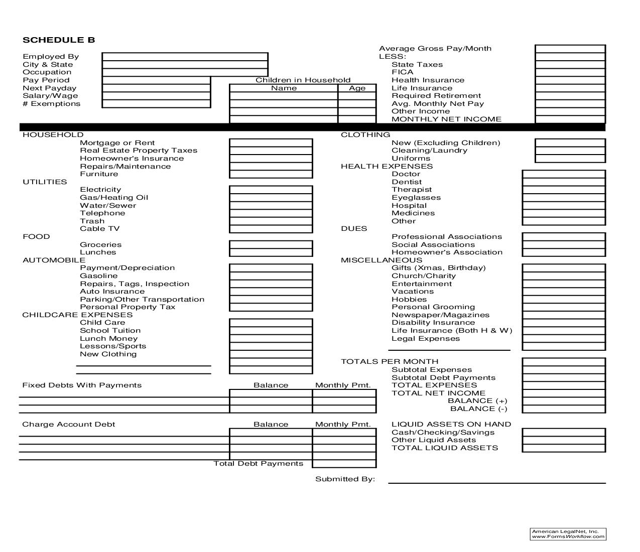 Schedule B | Pdf Fpdf Doc Docx | Virginia