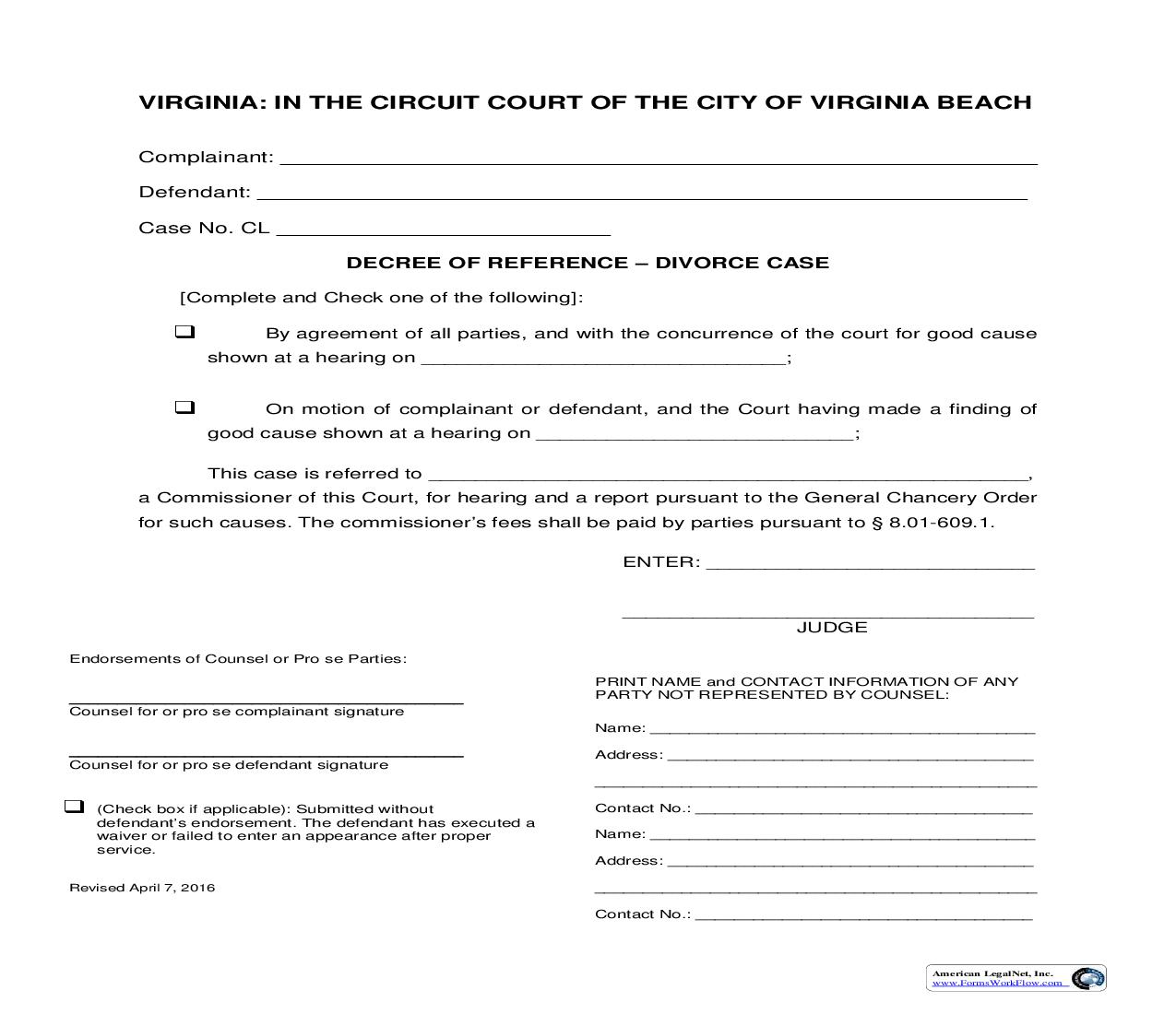 Decree Of Reference | Pdf Fpdf Doc Docx | Virginia