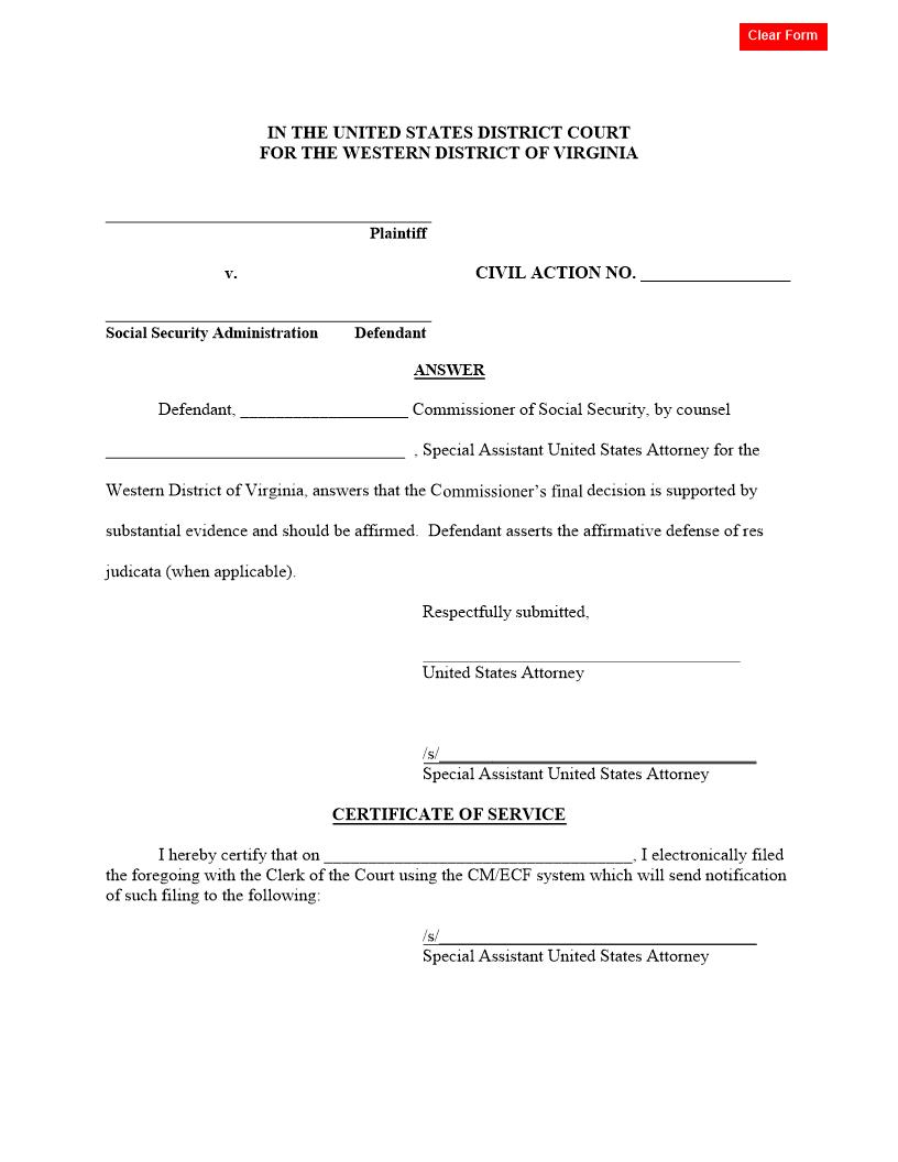 Answer (Social Security) | Pdf Fpdf Docx | Virginia