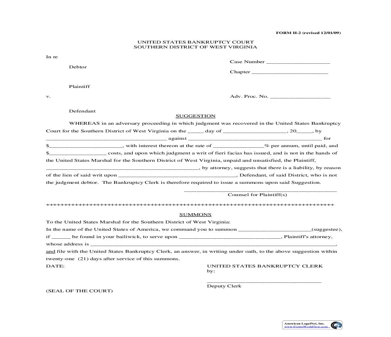 Suggestion {H-2} | Pdf Fpdf Doc Docx | West Virginia