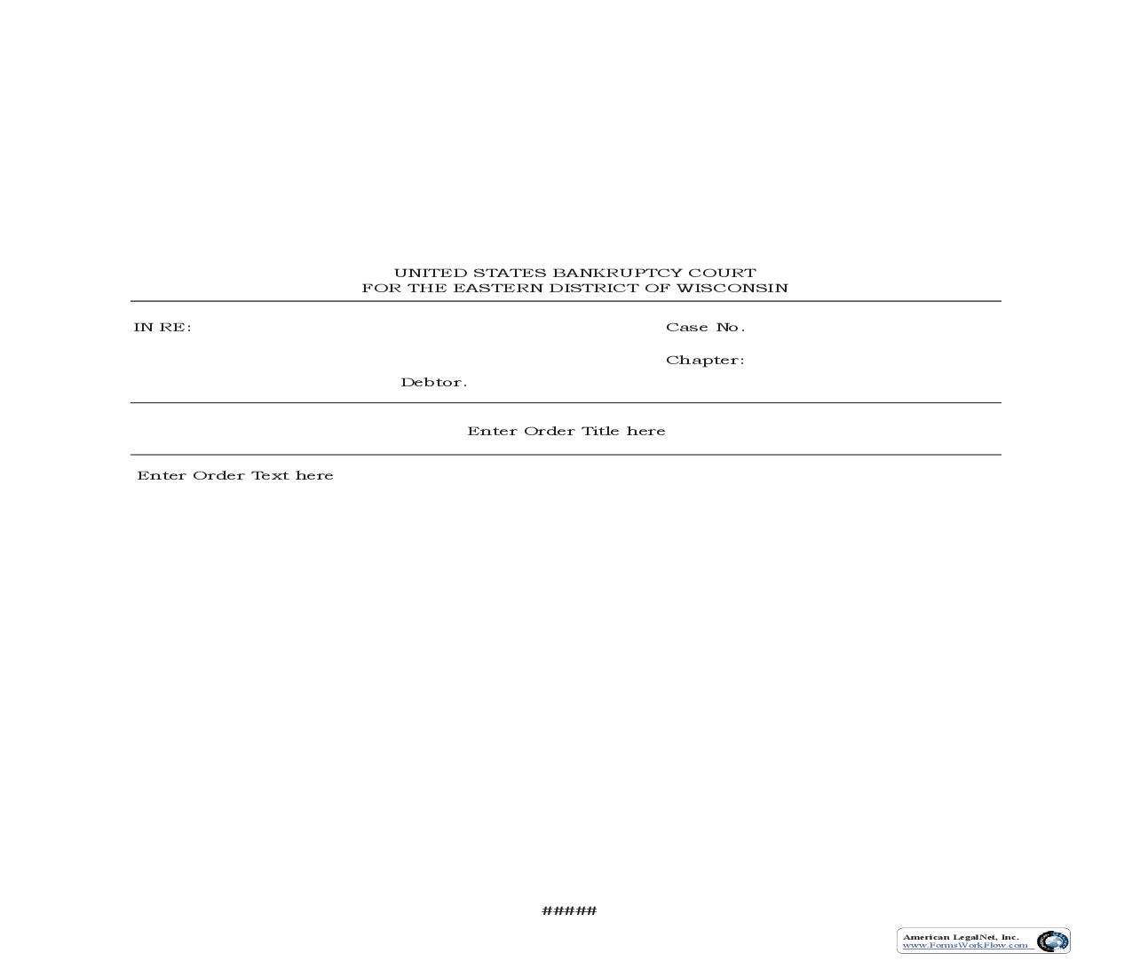 Blank Order Form | Pdf Fpdf Doc Docx | Wisconsin