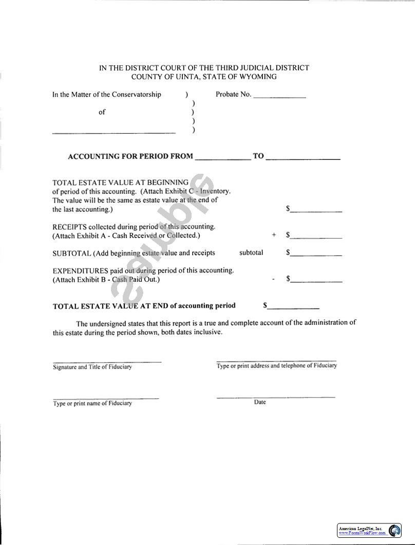 Annual Conservators Report | Pdf Fpdf Docx | Wyoming